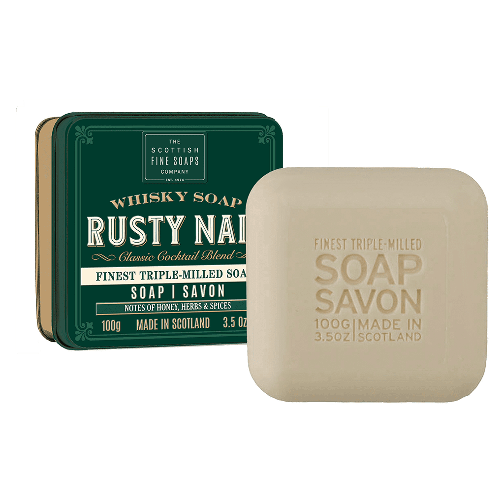 In this photo Whiskysoap Rusty Nail 100g MoodCompanyNL