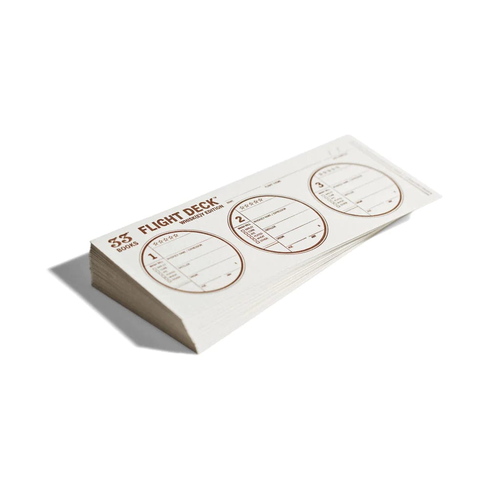 33 Books US – Flight Deck – Whisky Tasting Journal – Essential Companion - Mood4whisky