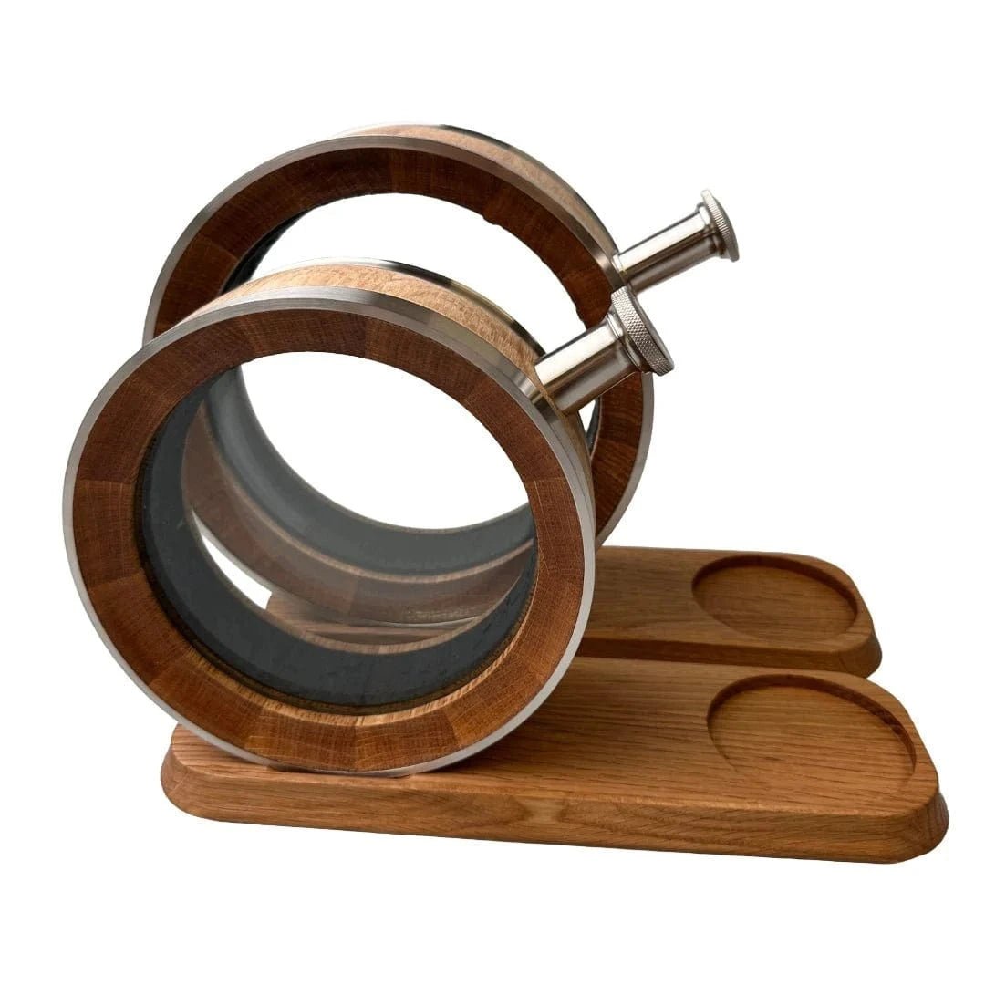 55&46° North – Porthole Decanter – Charsed Oak – 500 ml - Mood4whisky