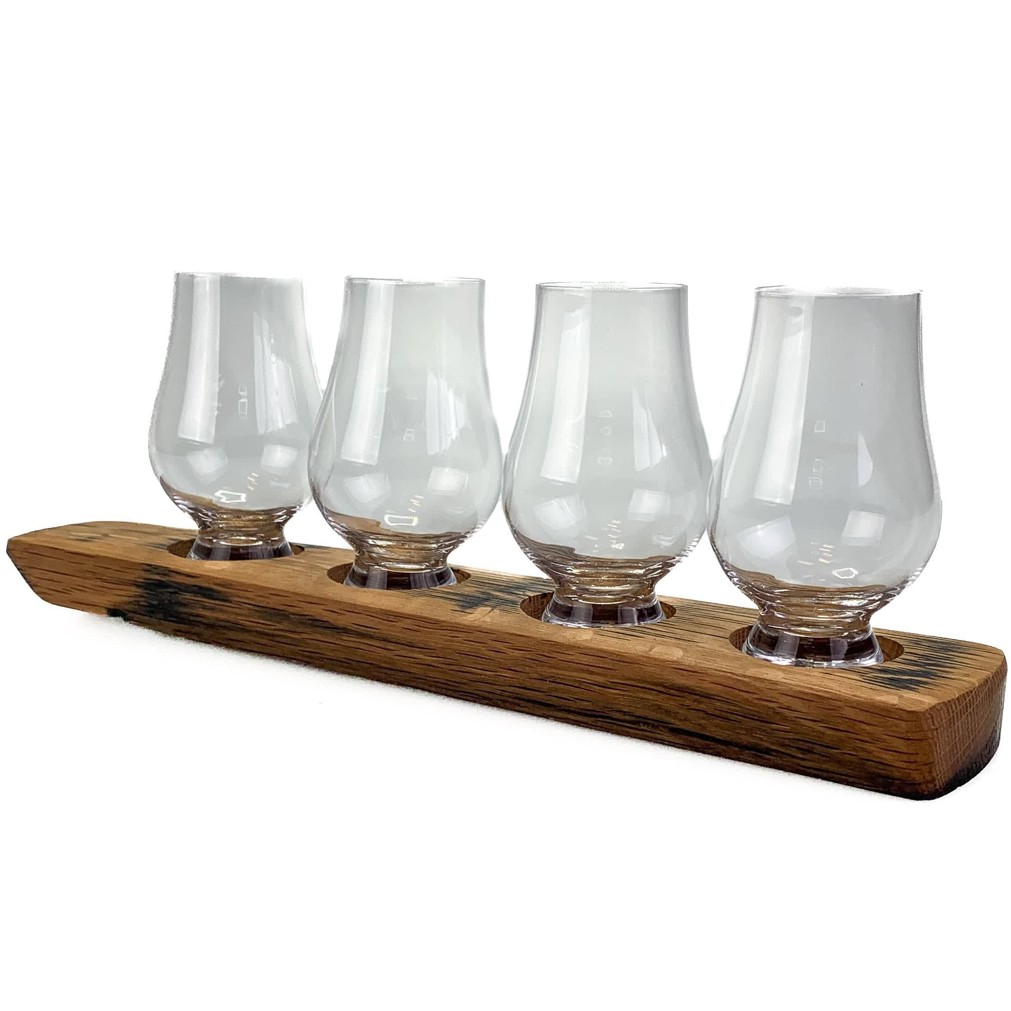 Darach – Glass Holder – Handmade – Includes 4 Glencairn Glasses - Mood4whisky