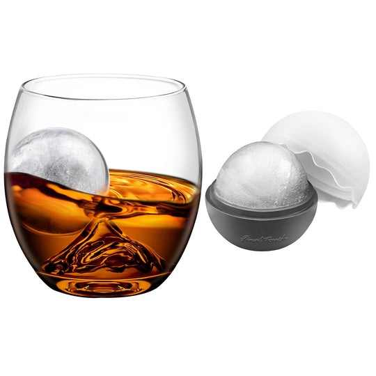 Final Touch – Rock Glass – Ice Ball Mould – 236 ml – Set of 2 - Mood4whisky