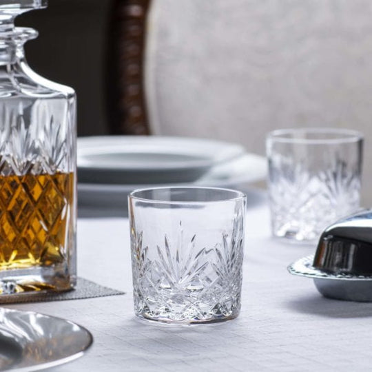 Glencairn – Decanter Gift Set – Crystal – Wooden Box – 3 Pieces - Mood4whisky