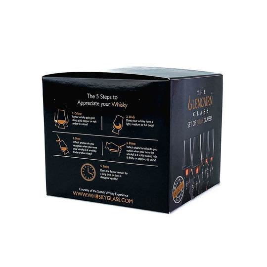 Glencairn – Whisky Gift Pack – Lead - Free Crystal – Set of 4 - Mood4whisky