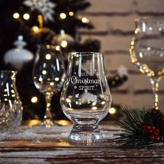 Glencairn – Whisky Glass – Engraved Crystal – Holiday Edition - Mood4whisky
