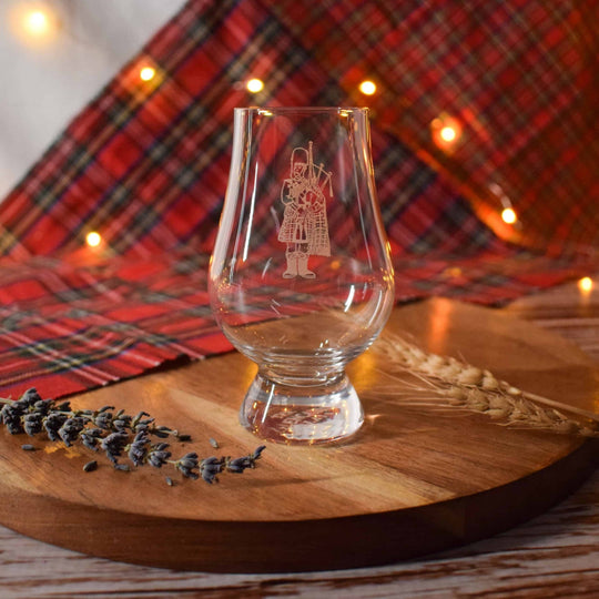 Glencairn – Whisky Glass – Engraved Scottish Piper – 200 ml - Mood4whisky
