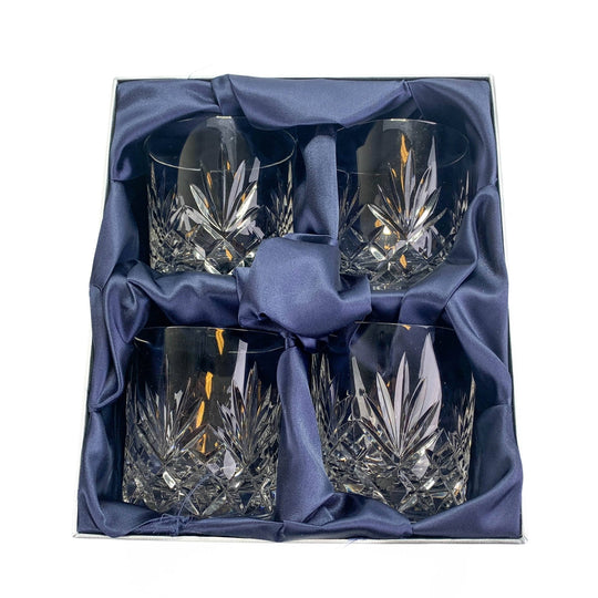 Glencairn – Whisky Tumbler Set – Lead Crystal – Gift Set of 4 - Mood4whisky