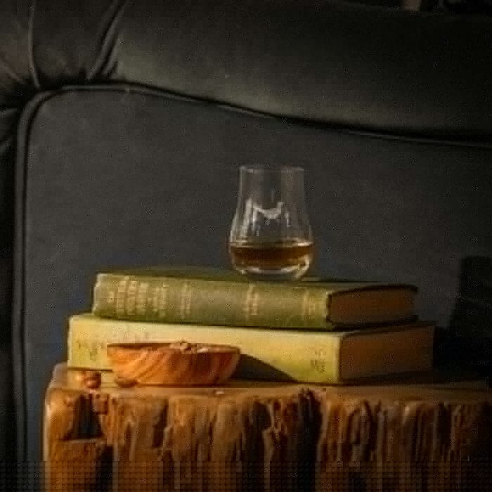 Just Slate Company – Whisky Tasting Glass – Engraved Pheasant – 200 ml - Mood4whisky