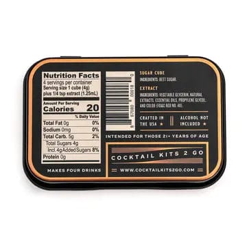 In this photo Cocktail kit Old Fashioned - for 4 drinks - US Mood4whisky