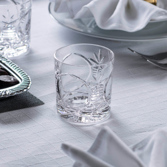 In this photo Glencairn Bothwell Whisky Tumbler Gift Set of 4 Mood4Whisky