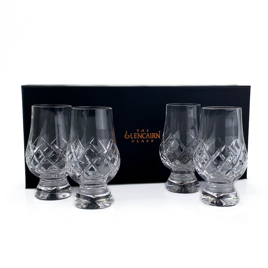 In this photo Glencairn Gift Set of 4 Cut Glasses Mood4Whisky