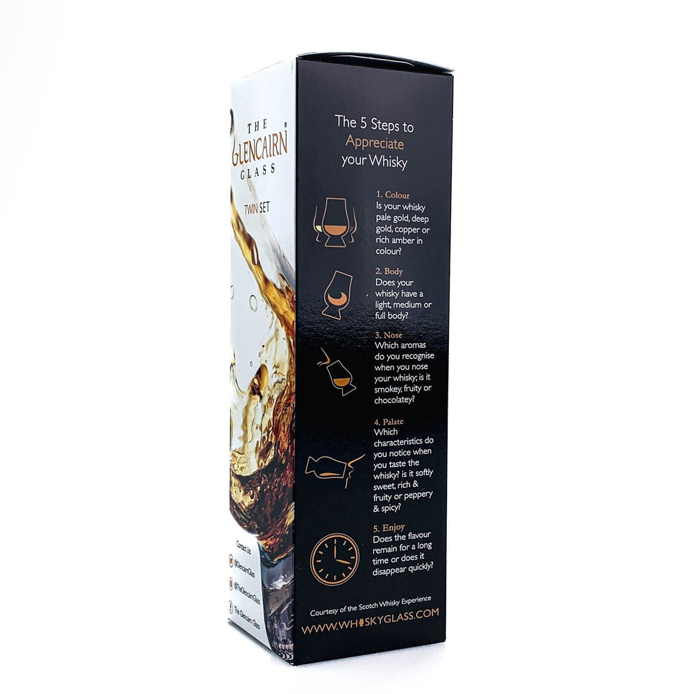 In this photo Glencairn Glass Twin Pack Mood4Whisky