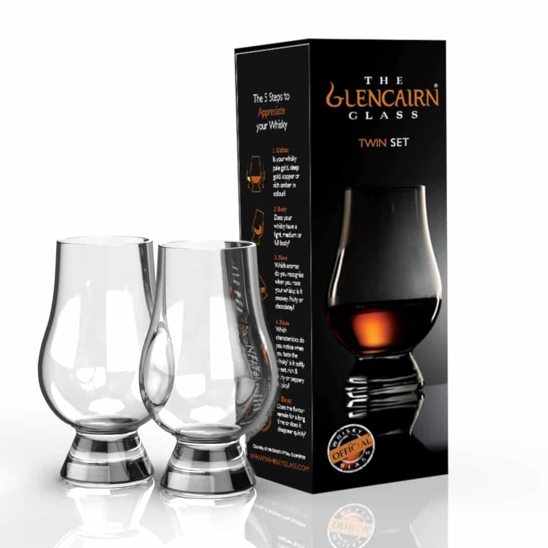 In this photo Glencairn Glass Twin Pack Mood4Whisky