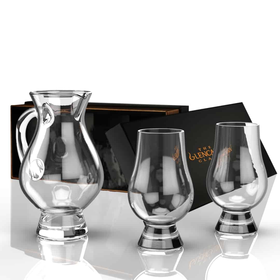In this photo Glencairn Glass Water Jug Gift Set Mood4Whisky