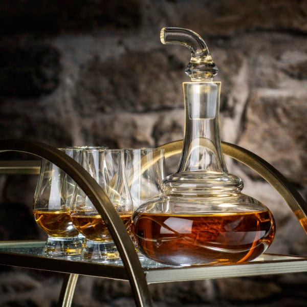 In this photo Glencairn Pot Still Decanter Mood4Whisky
