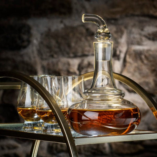 In this photo Glencairn Pot Still Decanter Mood4Whisky