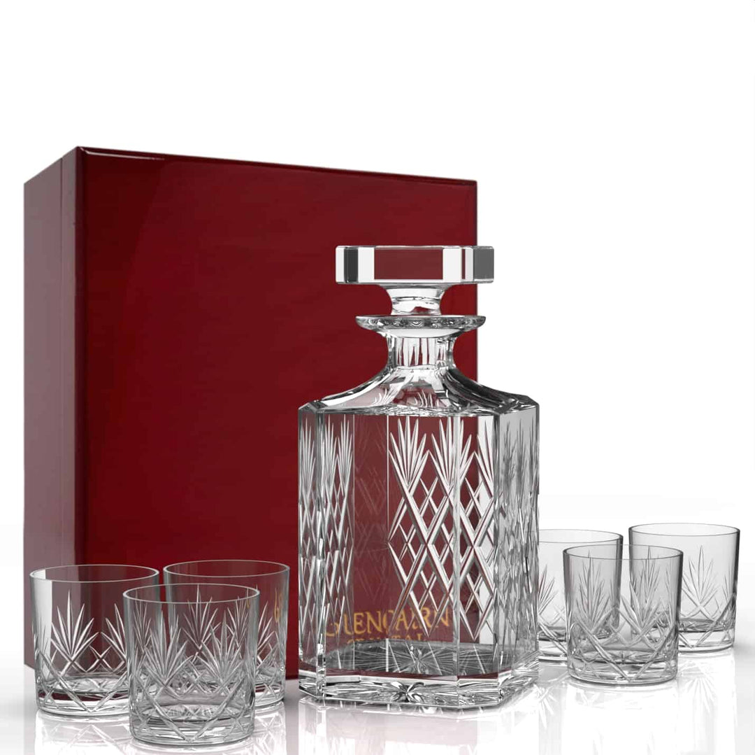 In this photo Glencairn Skye Deluxe Whisky Decanter Gift Set Mood4Whisky