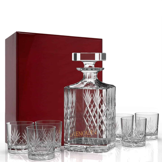 In this photo Glencairn Skye Deluxe Whisky Decanter Gift Set Mood4Whisky