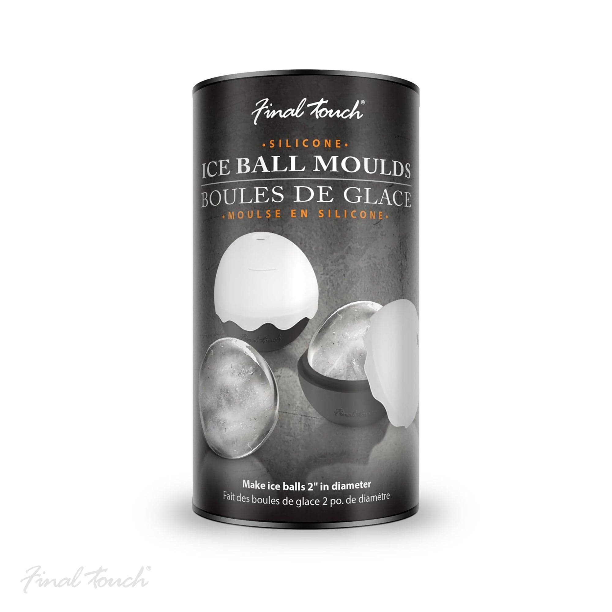 In this photo Ice Ball Moulds set of 2 - Final Touch Mood4whisky
