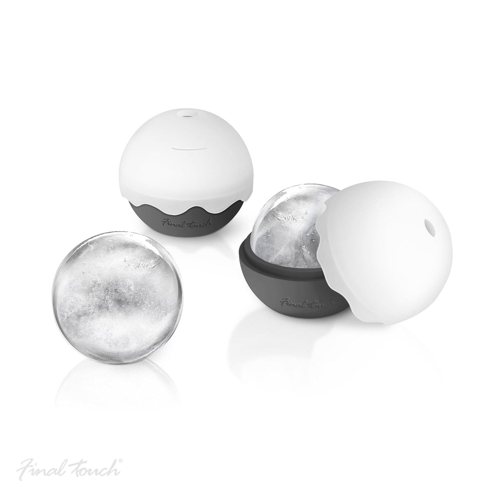 In this photo Ice Ball Moulds set of 2 - Final Touch Mood4whisky