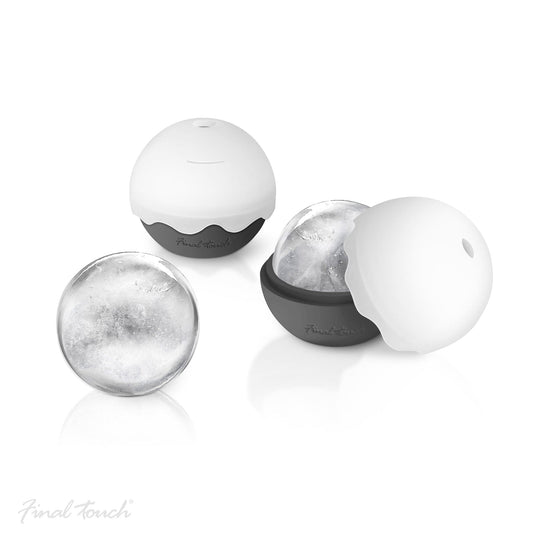 In this photo Ice Ball Moulds set of 2 - Final Touch Mood4whisky