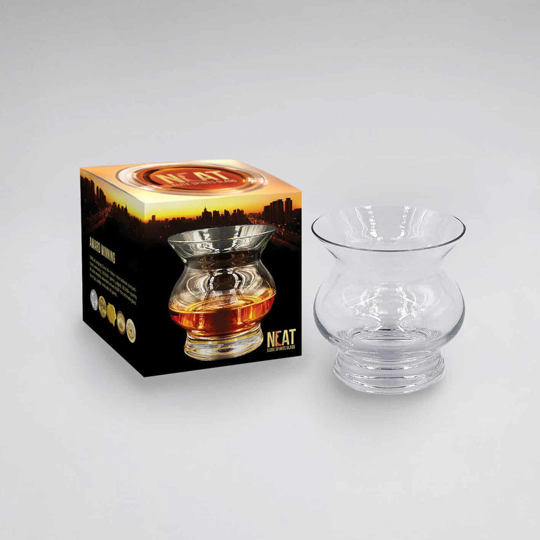 In this photo NEAT ELITE Whisky glass AWARD WINNING Mood4Whisky