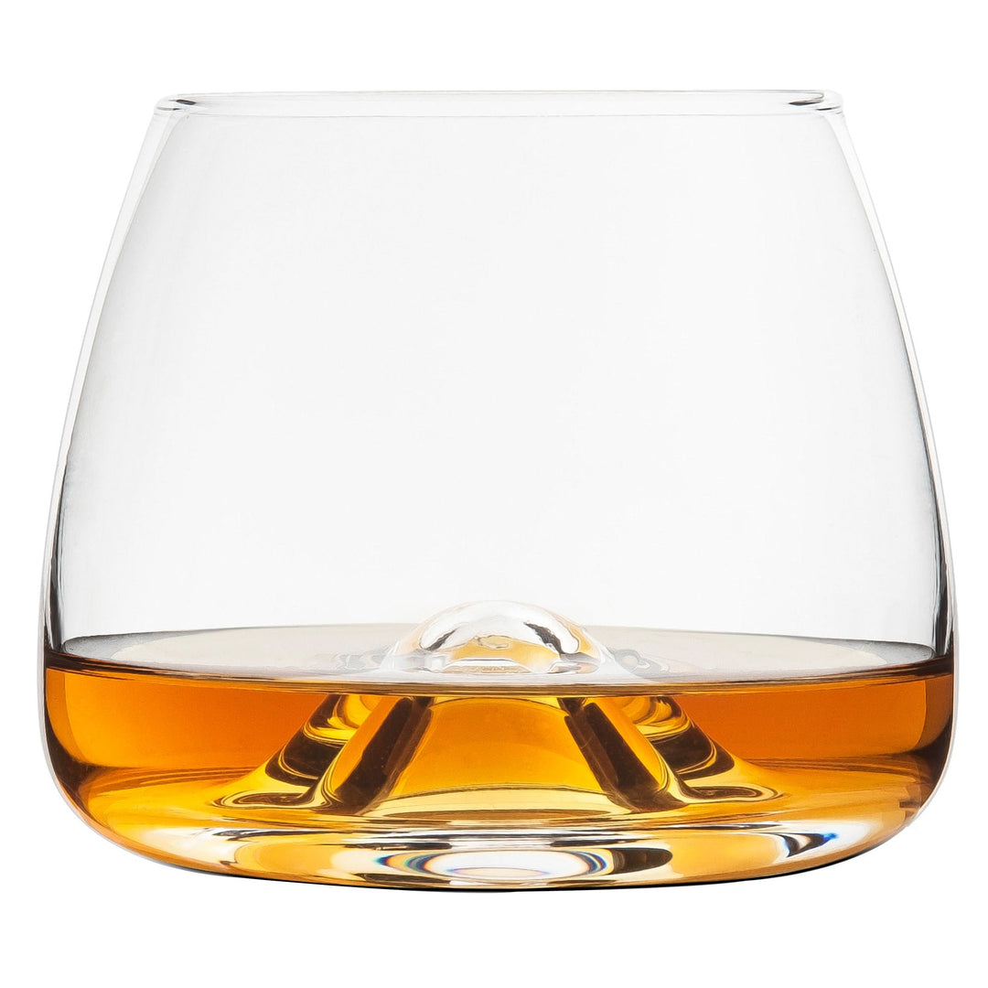 In this photo Whiskey Glass Tumbler set of 2 - 300ml - Lead Free Crystal - Handmade - Final Touch Mood4whisky