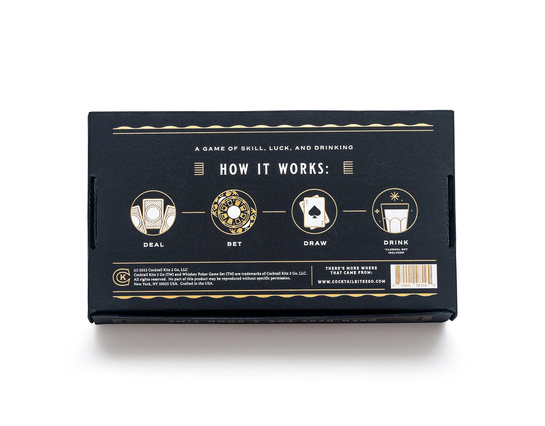 In this photo Whiskey Poker Game Set - US Mood4whisky