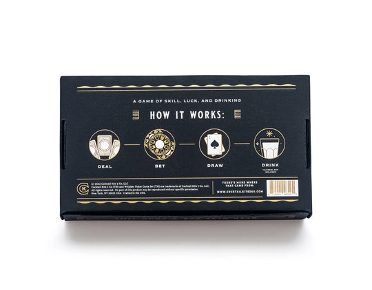 In this photo Whiskey Poker Game Set - US Mood4whisky
