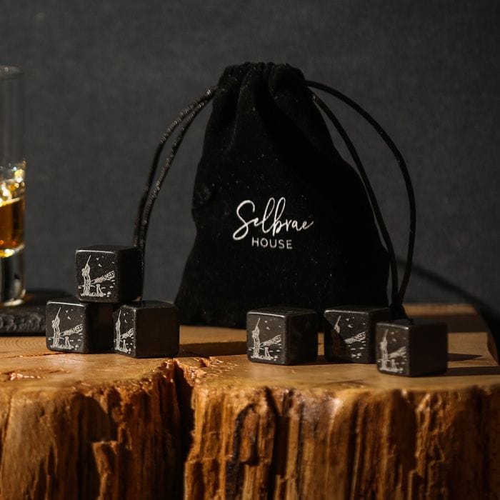 In this photo Whiskey stones Hunting Mood4Whisky