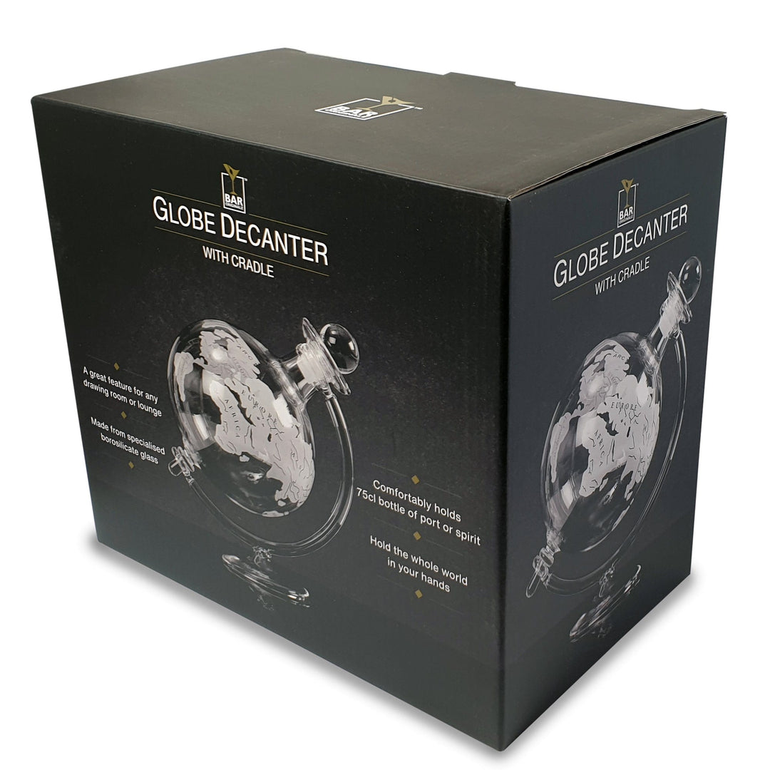 In this photo Whisky Decanter Globe - 750ml - Hand Blown - Original Products Mood4whisky