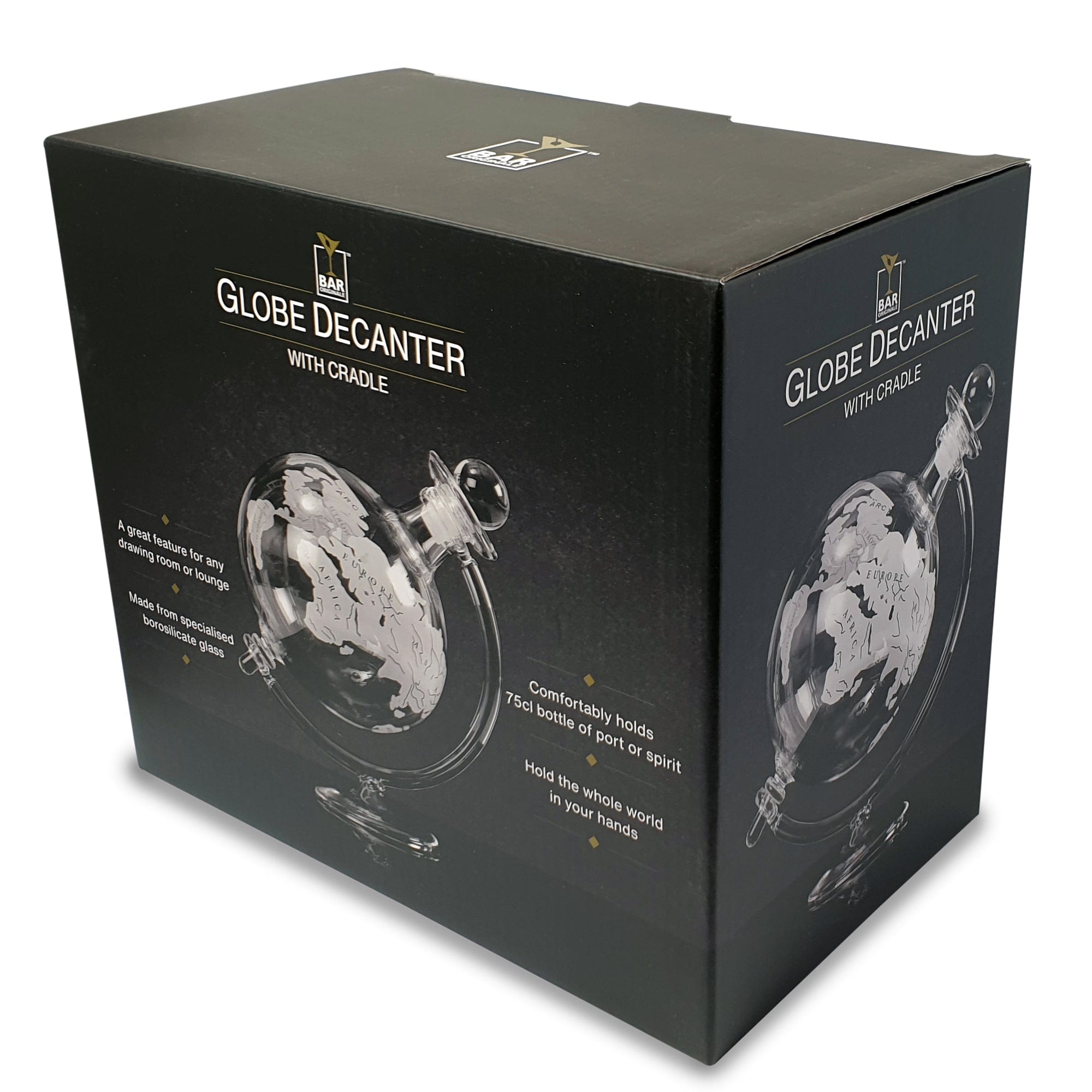 In this photo Whisky Decanter Globe - 750ml - Hand Blown - Original Products Mood4whisky