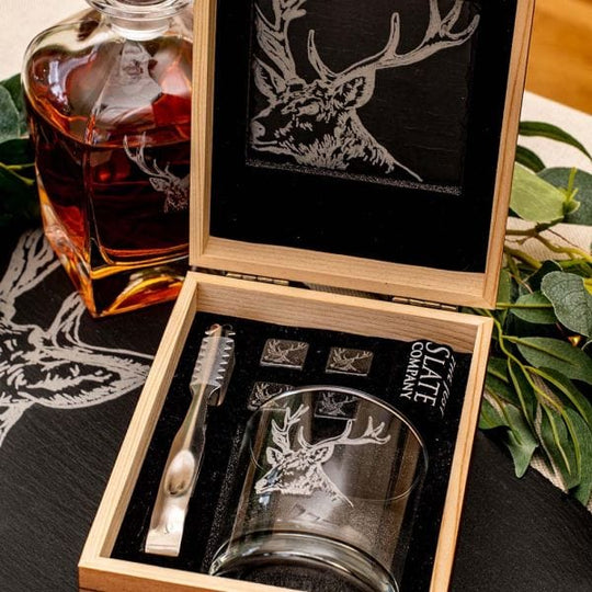 In this photo Whisky Tasting Gift Set Stag Mood4Whisky