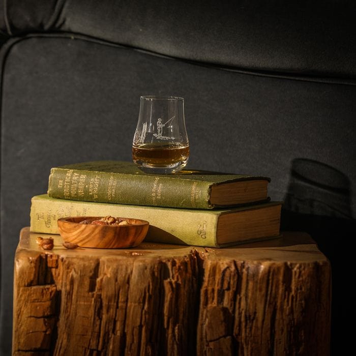 In this photo Whisky Tasting Glass Fishing Mood4Whisky