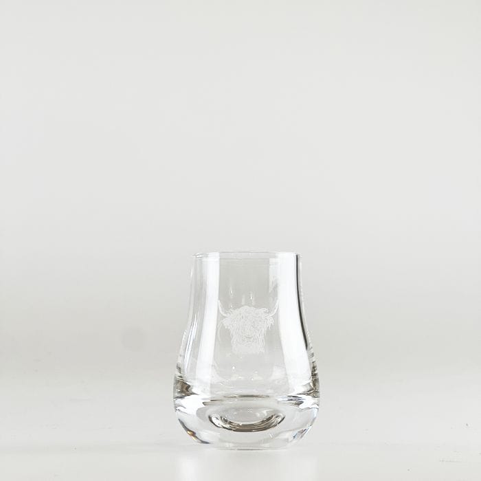 In this photo Whisky Tasting Glass Highland Cow Mood4Whisky