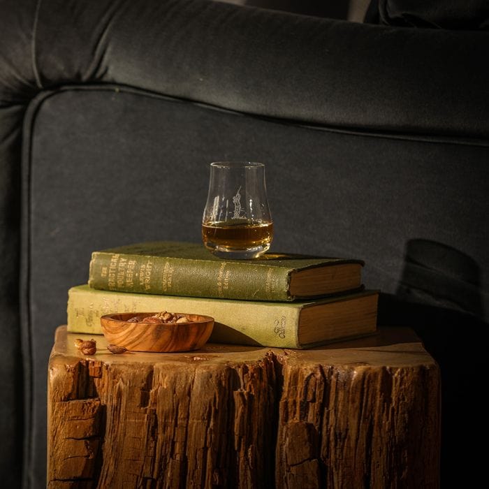 In this photo Whisky Tasting Glass Hunting Mood4Whisky