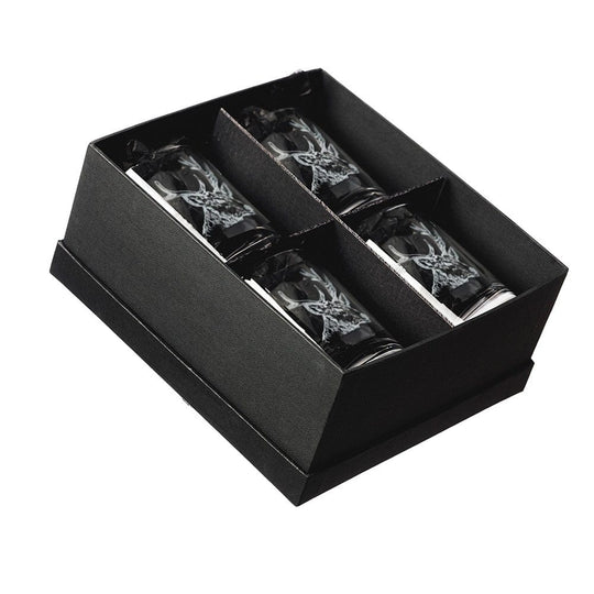 In this photo Whisky Tumblers 4x Stag Mood4Whisky