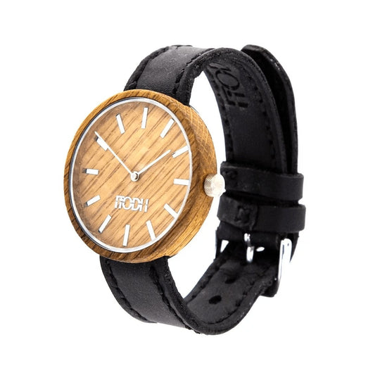 In this photo Whiskywatch Black Leather | Handmade in Scotland Mood4Whisky