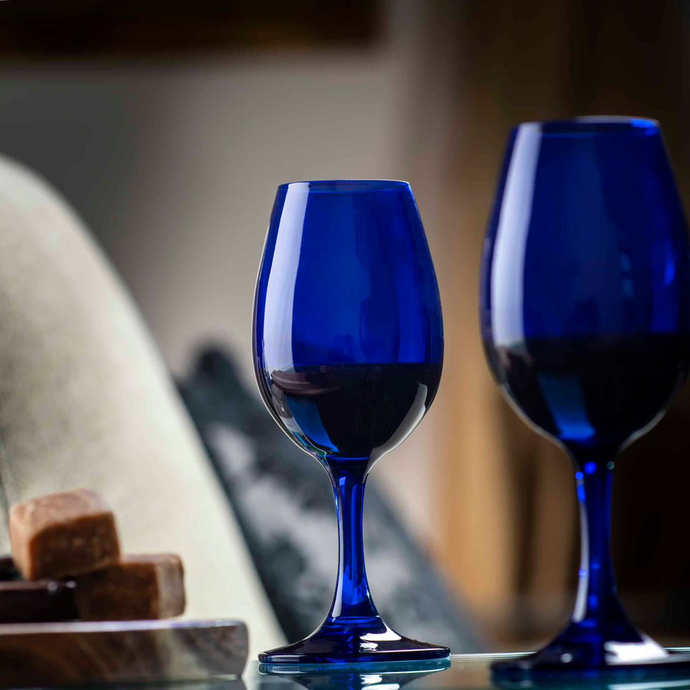 In this photo Glencairn Copita Blue MoodCompanyNL