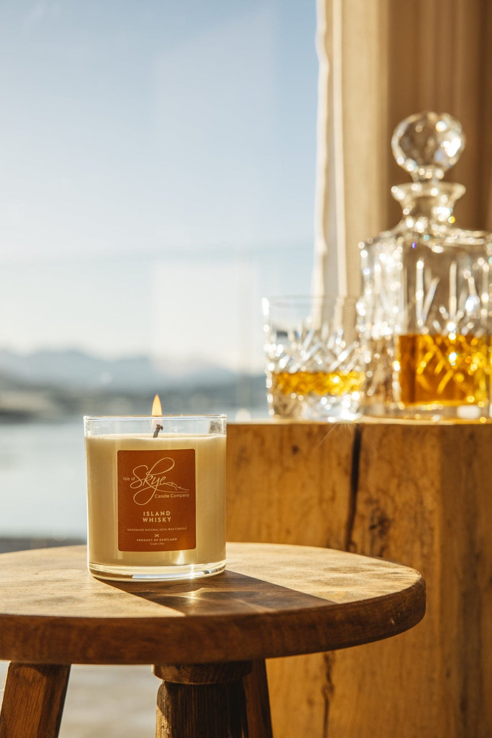 In this photo Isle of Skye Candle Island Whisky Large Tumbler MoodCompanyNL