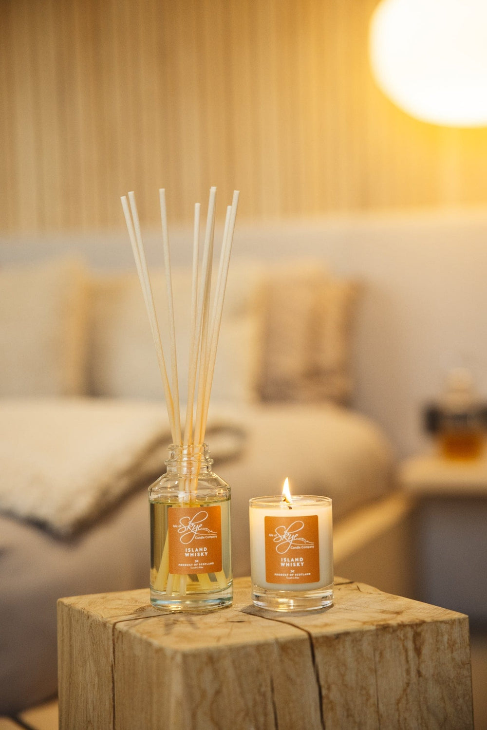 In this photo Isle of Skye Candle Island Whisky Reed Diffuser MoodCompanyNL