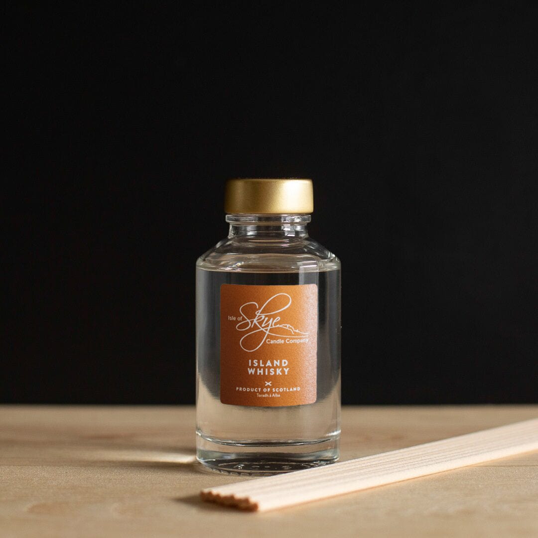 In this photo Isle of Skye Candle Island Whisky Reed Diffuser MoodCompanyNL