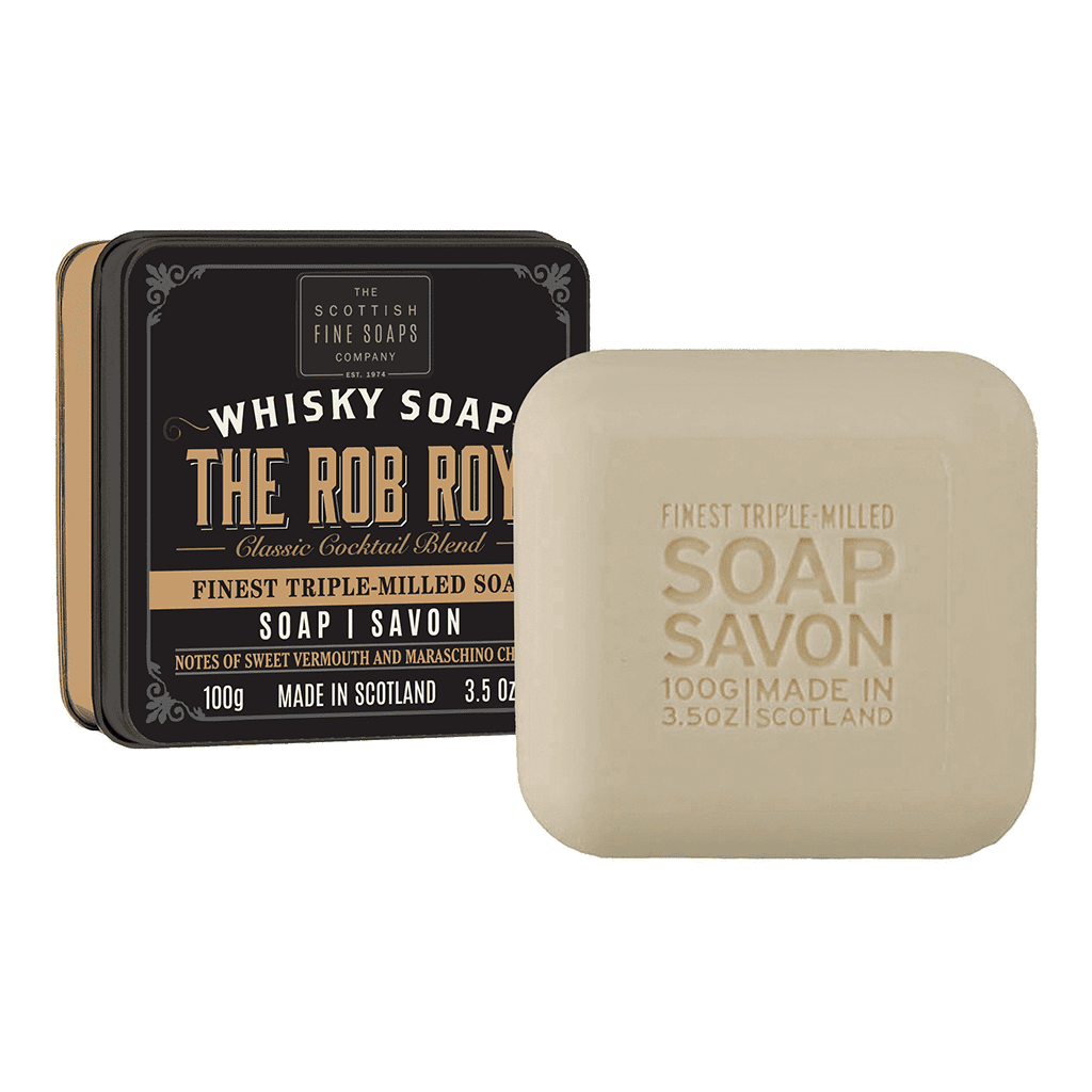 In this photo Whiskysoap The Rob Roy 100g MoodCompanyNL