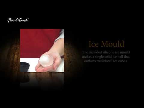 Rocher à whisky <tc>verre</tc> avec moule à glaçons - 236 ml - Final Touch