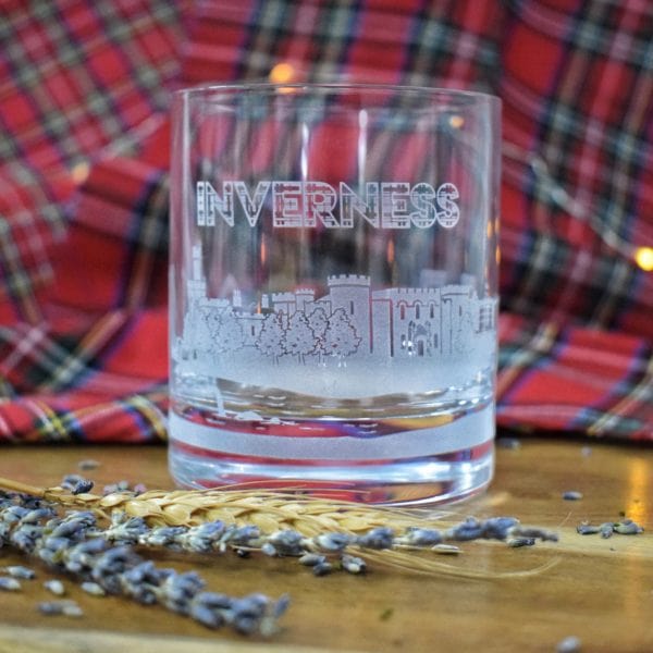 Skyline – Inverness Whisky Tumbler – Engraved Crystal – Gift Box - Mood4whisky