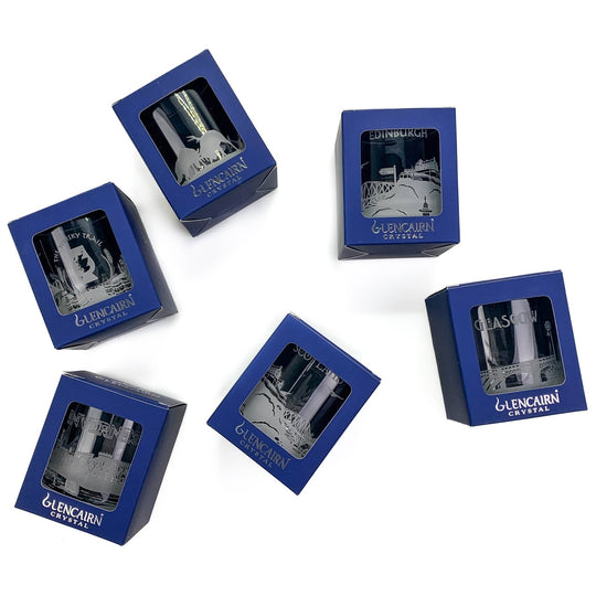 Skyline – Whisky Tumbler – Engraved Crystal – Gift Box - Mood4whisky