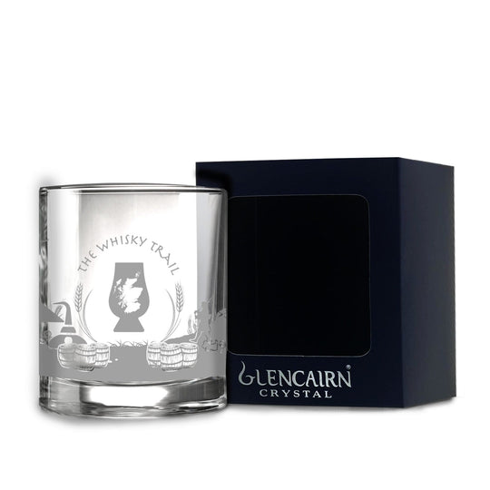 Skyline – Whisky Tumbler – Engraved Crystal – Gift Box - Mood4whisky